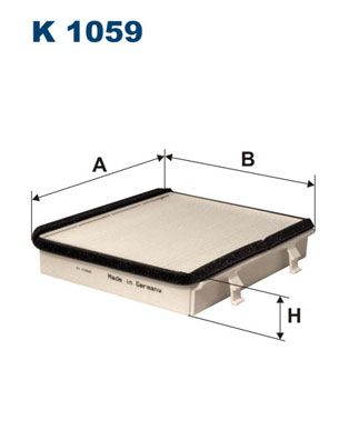 Obrázok Filter vnútorného priestoru FILTRON  K1059