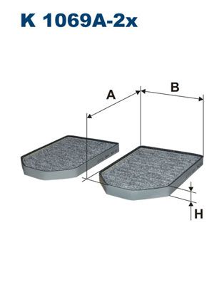 Obrázok Filter vnútorného priestoru FILTRON  K1069A2x
