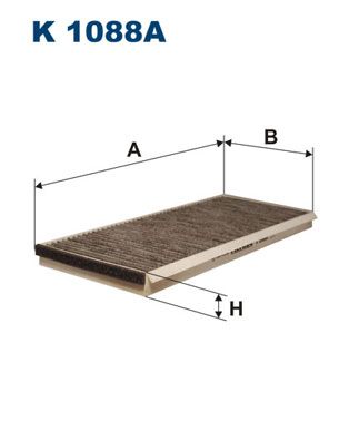 Obrázok Filter vnútorného priestoru FILTRON  K1088A