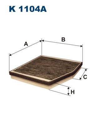 Obrázok Filter vnútorného priestoru FILTRON  K1104A