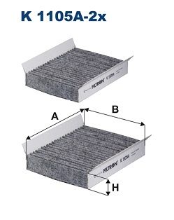 Obrázok Filter vnútorného priestoru FILTRON  K1105A2x