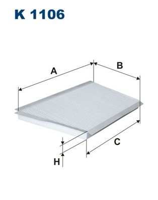Obrázok Filter vnútorného priestoru FILTRON  K1106