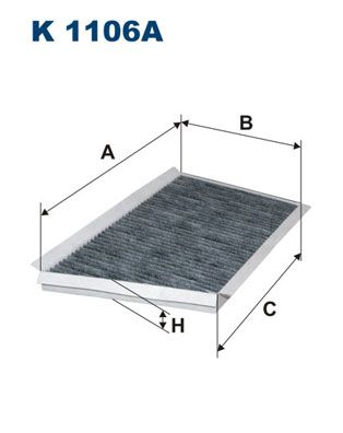 Obrázok Filter vnútorného priestoru FILTRON  K1106A
