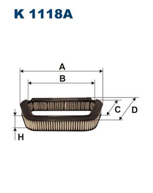 Obrázok Filter vnútorného priestoru FILTRON  K1118A