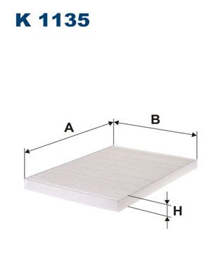 Obrázok Filter vnútorného priestoru FILTRON  K1135