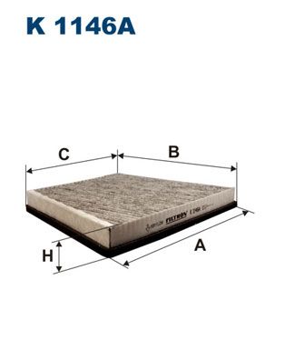 Obrázok Filter vnútorného priestoru FILTRON  K1146A