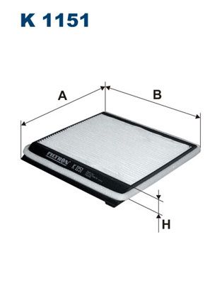 Obrázok Filter vnútorného priestoru FILTRON  K1151