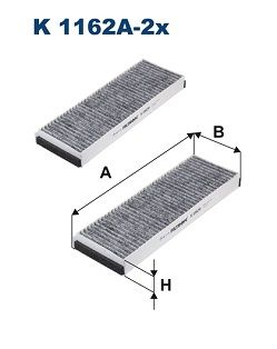 Obrázok Filter vnútorného priestoru FILTRON  K1162A2x