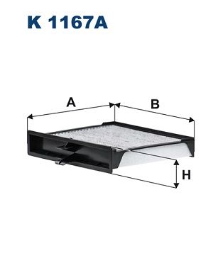 Obrázok Filter vnútorného priestoru FILTRON  K1167A