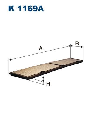 Obrázok Filter vnútorného priestoru FILTRON  K1169A