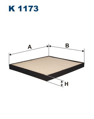 Obrázok Filter vnútorného priestoru FILTRON  K1173