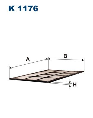 Obrázok Filter vnútorného priestoru FILTRON  K1176