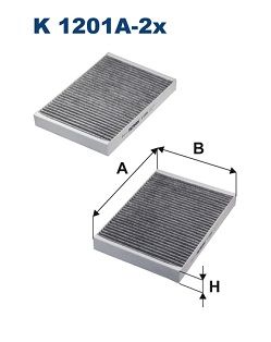 Obrázok Filter vnútorného priestoru FILTRON  K1201A2x
