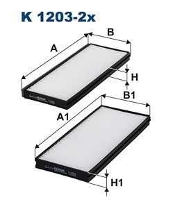 Obrázok Filter vnútorného priestoru FILTRON  K12032x