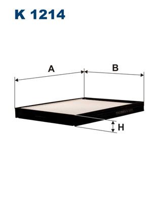 Obrázok Filter vnútorného priestoru FILTRON  K1214