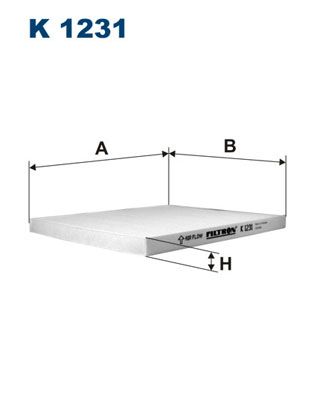 Obrázok Filter vnútorného priestoru FILTRON  K1231