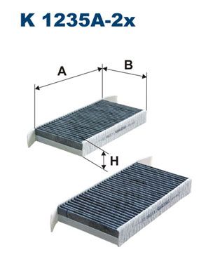 Obrázok Filter vnútorného priestoru FILTRON  K1235A2x