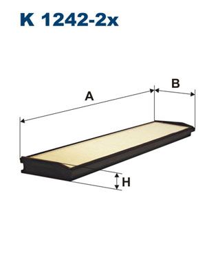Obrázok Filter vnútorného priestoru FILTRON  K12422x