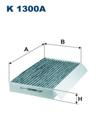 Obrázok Filter vnútorného priestoru FILTRON  K1300A