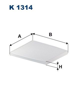 Obrázok Filter vnútorného priestoru FILTRON  K1314