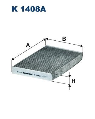 Obrázok Filter vnútorného priestoru FILTRON  K1408A