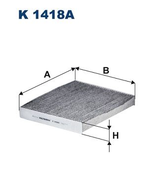 Obrázok Filter vnútorného priestoru FILTRON  K1418A