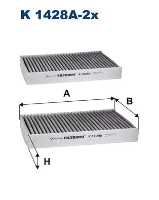 Obrázok Filter vnútorného priestoru FILTRON  K1428A2x