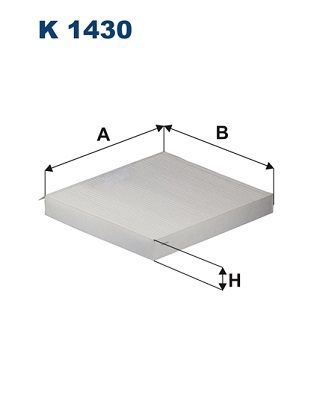 Obrázok Filter vnútorného priestoru FILTRON  K1430