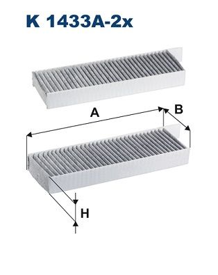 Obrázok Filter vnútorného priestoru FILTRON  K1433A2x
