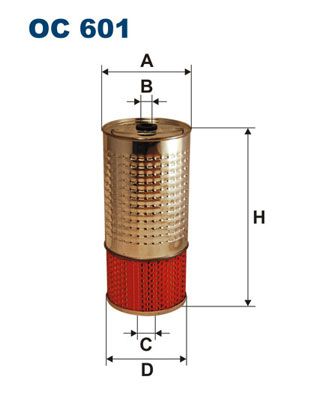 Obrázok Olejový filter FILTRON  OC601