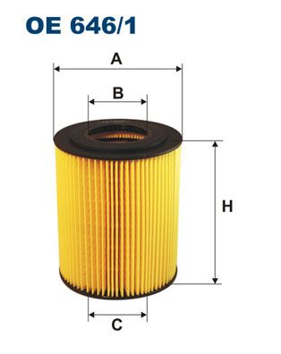 Obrázok Olejový filter FILTRON  OE6461