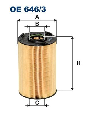 Obrázok Olejový filter FILTRON  OE6463