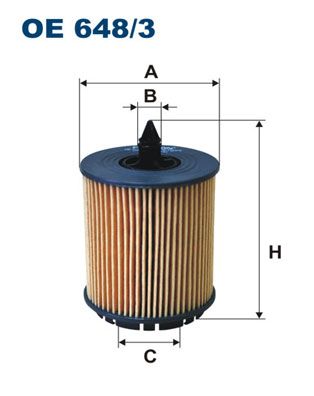 Obrázok Olejový filter FILTRON  OE6483
