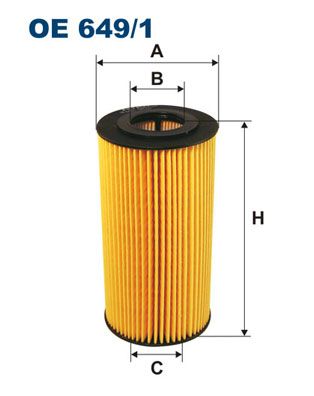 Obrázok Olejový filter FILTRON  OE6491