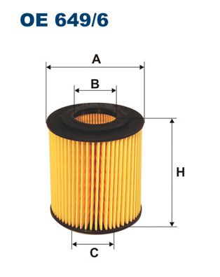 Obrázok Olejový filter FILTRON  OE6496
