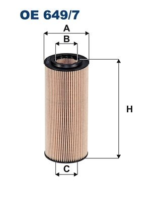 Obrázok Olejový filter FILTRON  OE6497