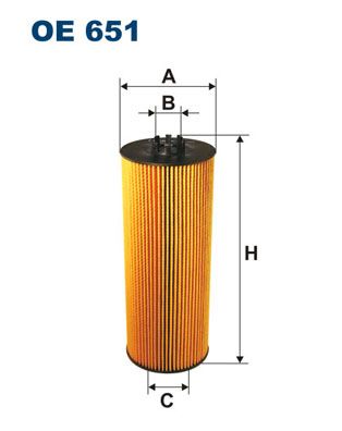 Obrázok Olejový filter FILTRON  OE651
