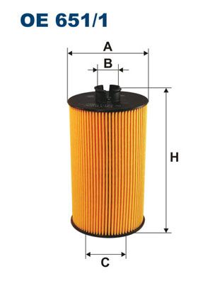 Obrázok Olejový filter FILTRON  OE6511