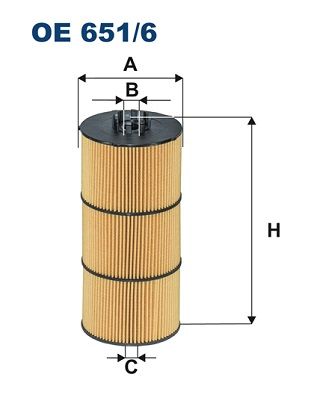 Obrázok Olejový filter FILTRON  OE6516