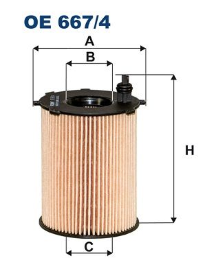 Obrázok Olejový filter FILTRON  OE6674