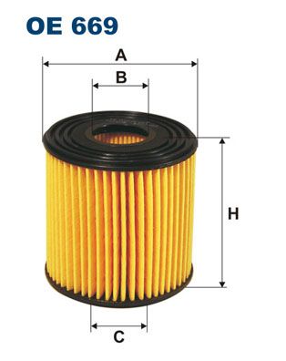 Obrázok Olejový filter FILTRON  OE669