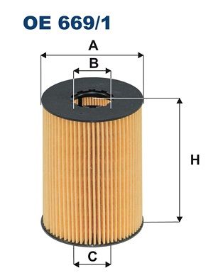 Obrázok Olejový filter FILTRON  OE6691