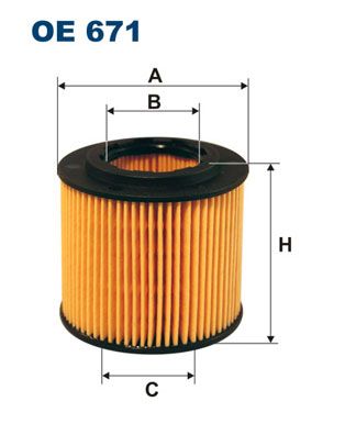 Obrázok Olejový filter FILTRON  OE671