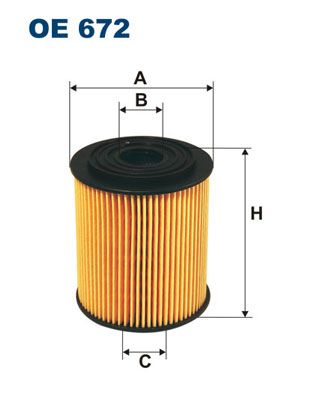 Obrázok Olejový filter FILTRON  OE672