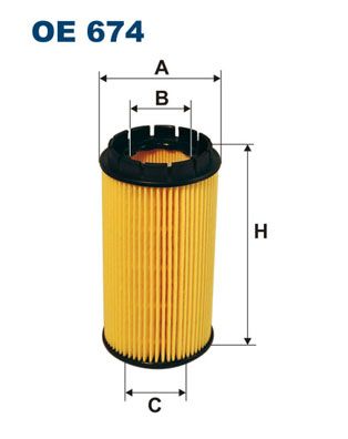 Obrázok Olejový filter FILTRON  OE674