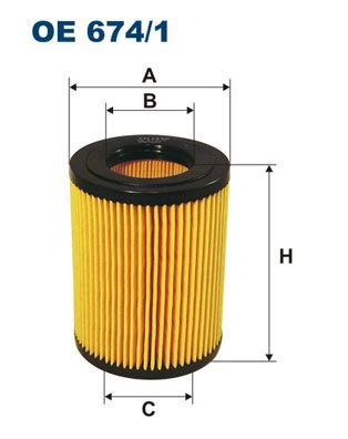 Obrázok Olejový filter FILTRON  OE6741