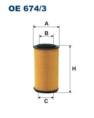 Obrázok Olejový filter FILTRON  OE6743