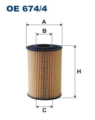 Obrázok Olejový filter FILTRON  OE6744