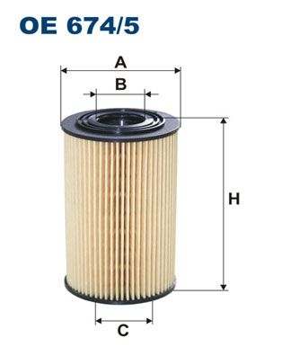 Obrázok Olejový filter FILTRON  OE6745