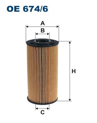 Obrázok Olejový filter FILTRON  OE6746